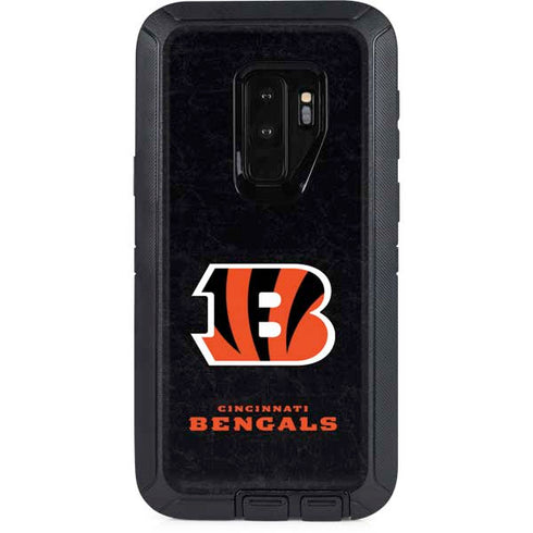 NFL Cincinnati Bengals - Distressed Otterbox Defender Galaxy Skin